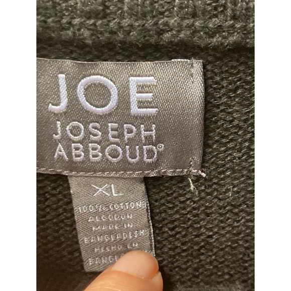 Joe Joseph Abboud Mens Dress‎ Sweater Size XL Black - Picture 7 of 7